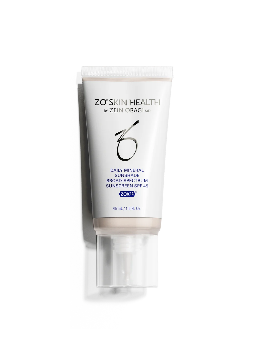 ZO Daily Mineral Sunshade Broad Spectrum SPF 45 tube in the Fair shade